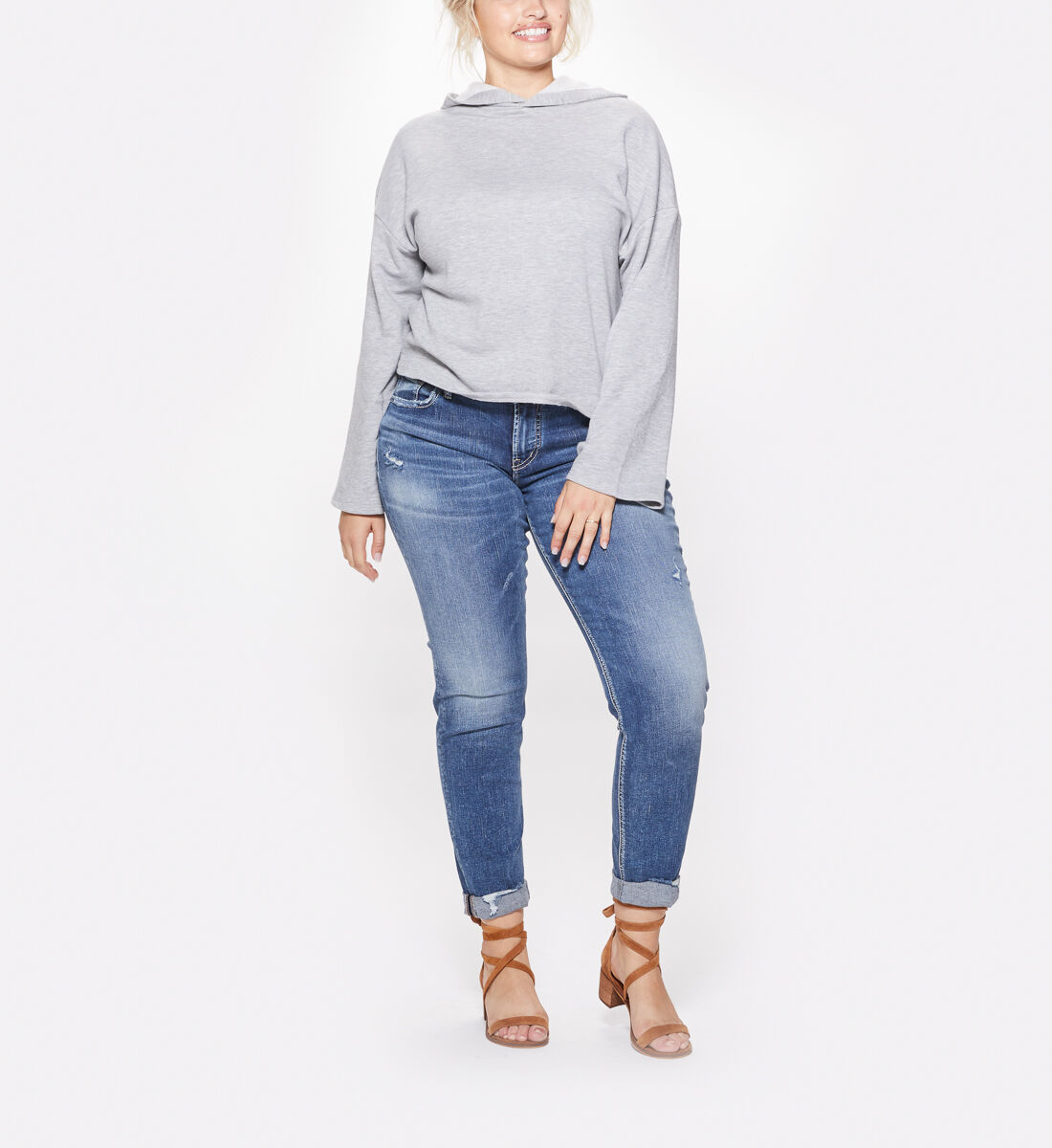 Buy Sam Mid Rise Boyfriend Jeans for USD 99.00 Silver Jeans US New