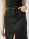 Front-Slit Maxi Jean Skirt, , hi-res image number 3