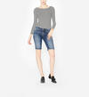 Elyse Bermuda Dark Wash, , hi-res image number 0