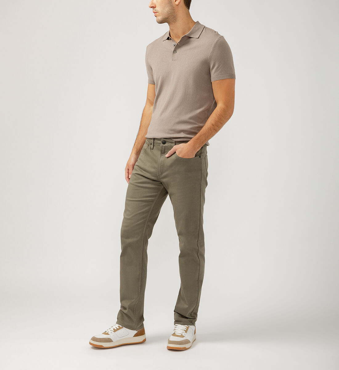 パンツ MILK PAINT DENIM 2-TUCK STRAIGHT SLACKS MILK PAINT DENIM 2-TUCK STRAIGHT SLACKS
