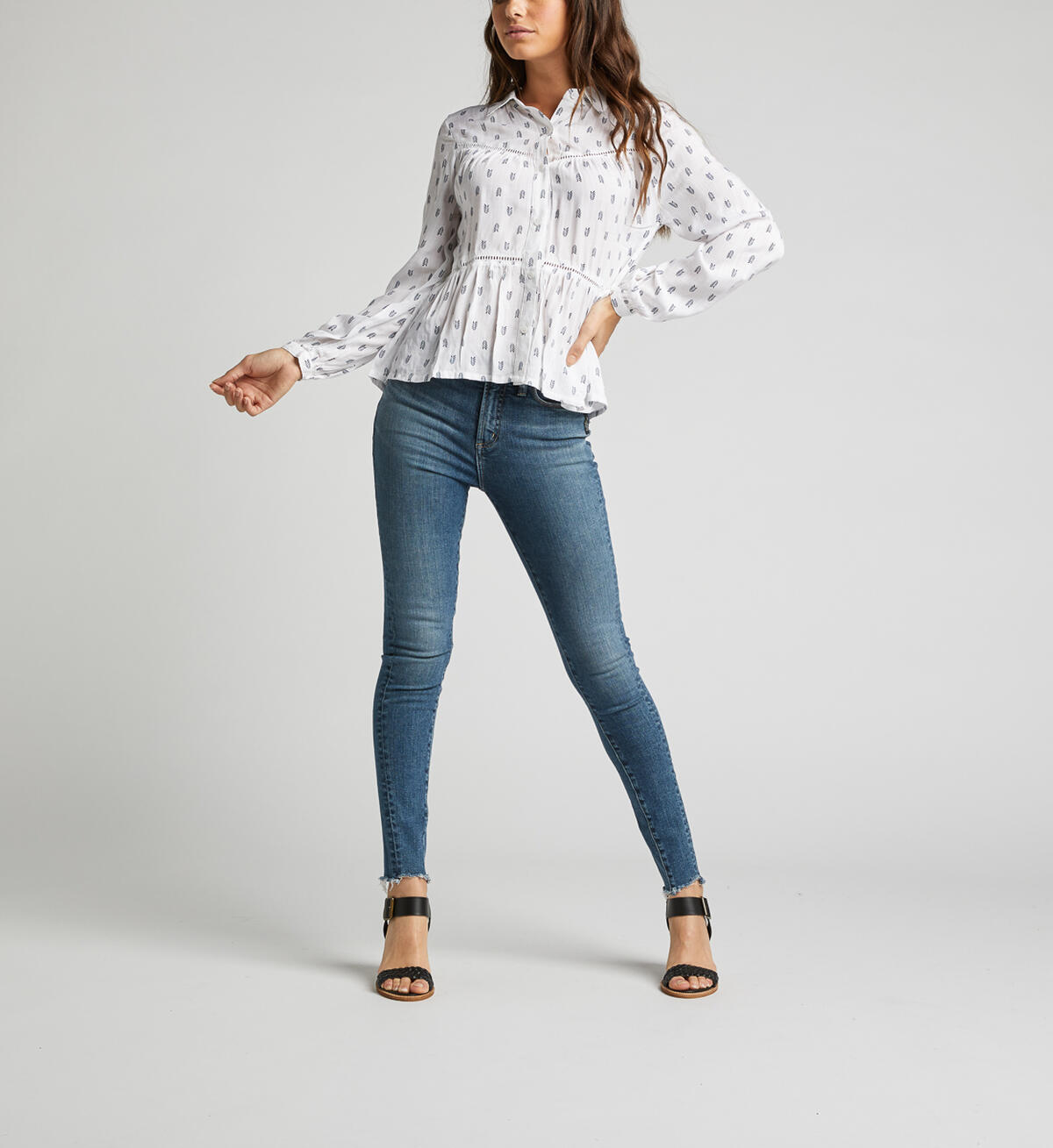 Scottie Lace Babydoll Shirt, , hi-res image number 1