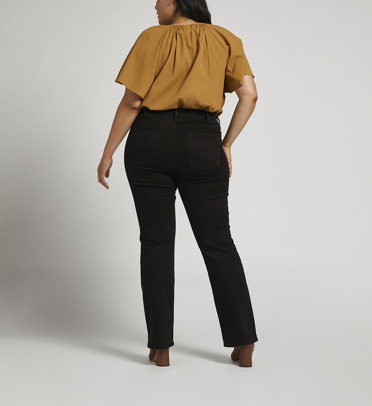Infinite Fit High Rise Bootcut Jeans Plus Size, , hi-res image number 1