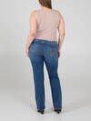 Elyse Mid Rise Slim Bootcut Jeans Plus Size - Eco-Friendly Fabric image number 1