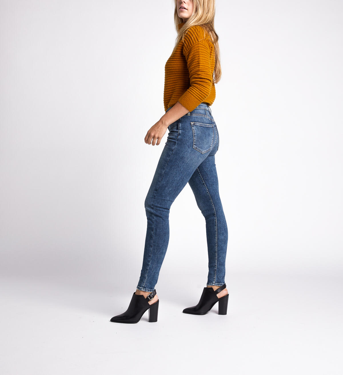 High Note High Rise Skinny Leg Jeans, Indigo, hi-res image number 2