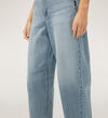 High Rise Barrel Leg Jeans, , hi-res image number 5