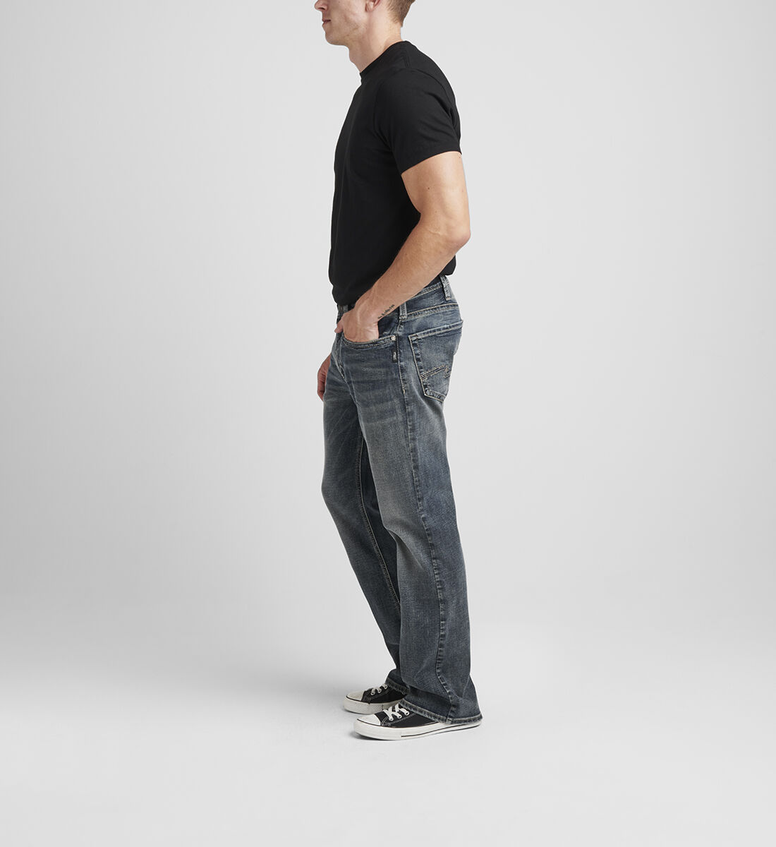 Craig Easy Fit Bootcut Jeans Side