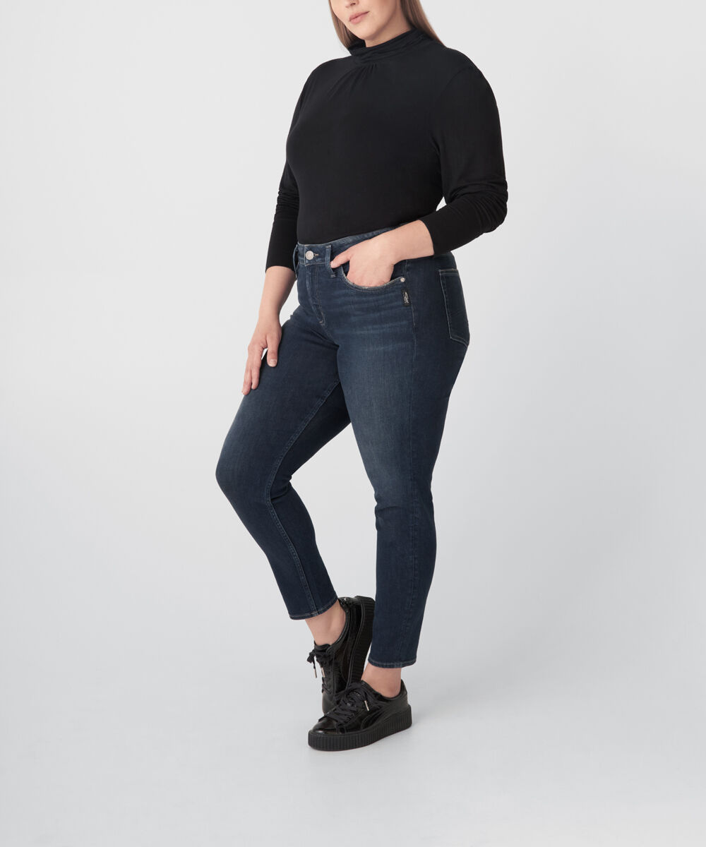 Plus size sale black skinny jeggings