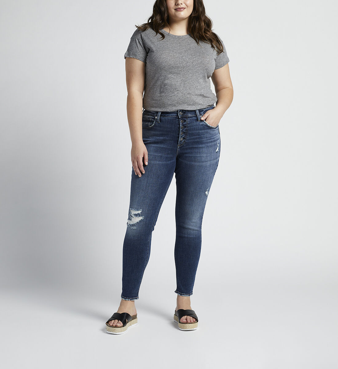 Lane bryant super best sale stretch skinny