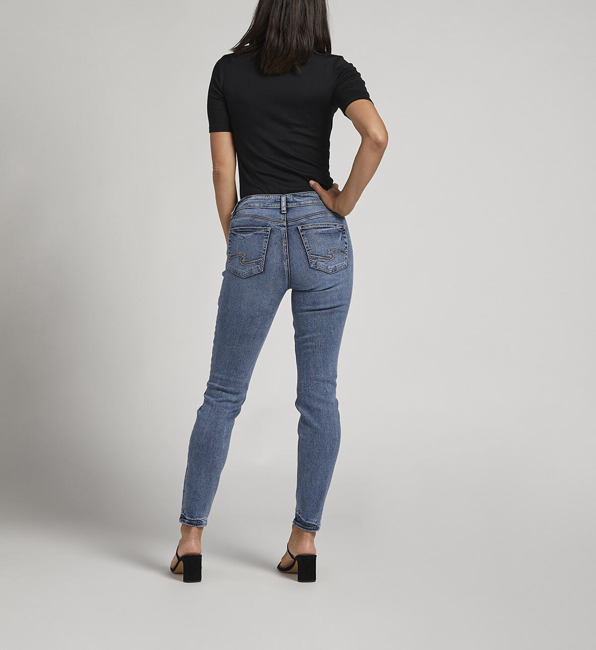Suki Mid Rise Skinny Jeans, Indigo, hi-res image number 1