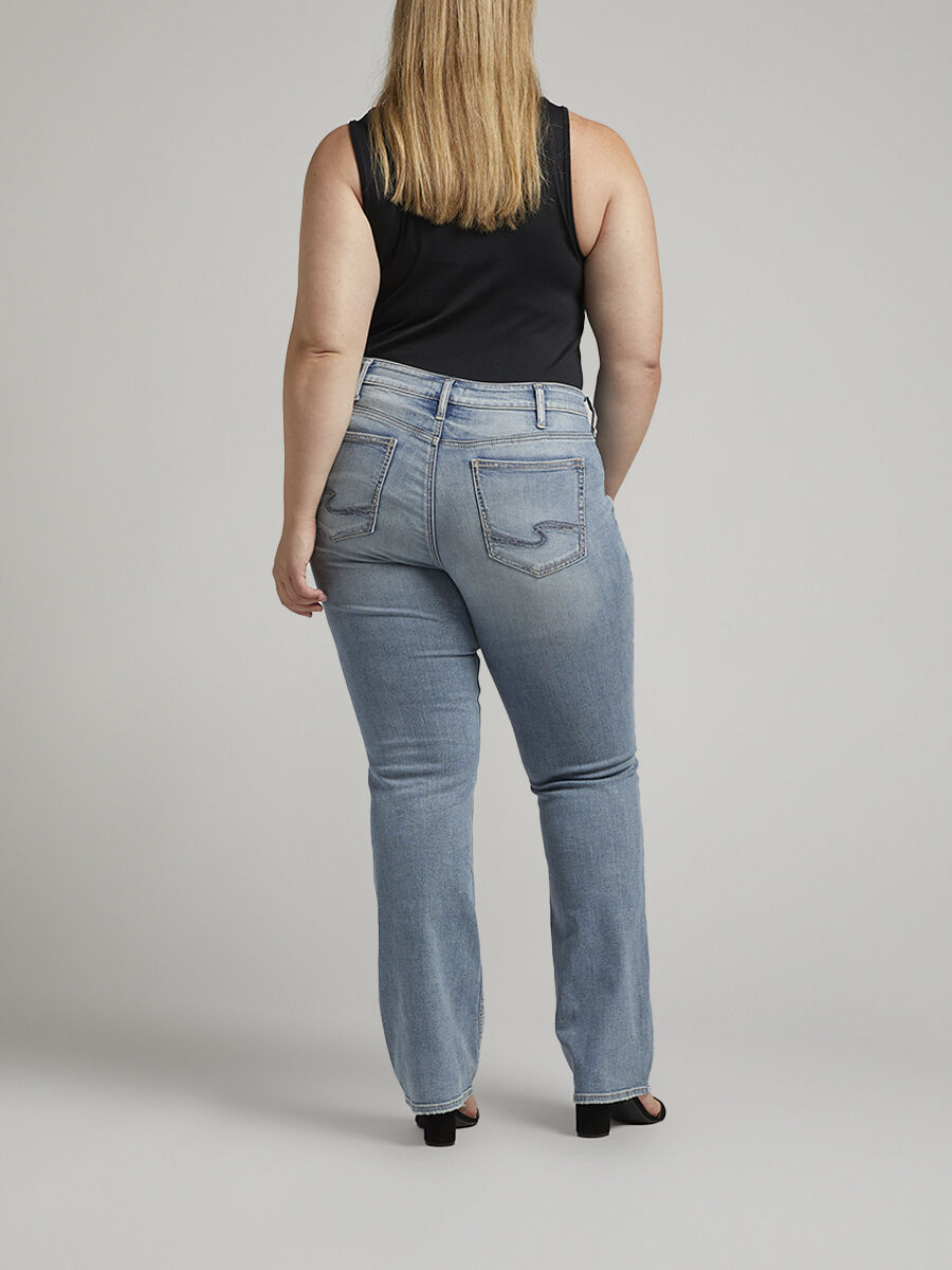 Suki Mid Rise Slim Bootcut Jeans Plus Size