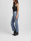 Highly Desirable High Rise Straight Leg Jeans, , hi-res image number 2