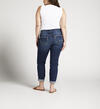 Boyfriend Mid Rise Slim Leg Jeans Plus Size, , hi-res image number 1