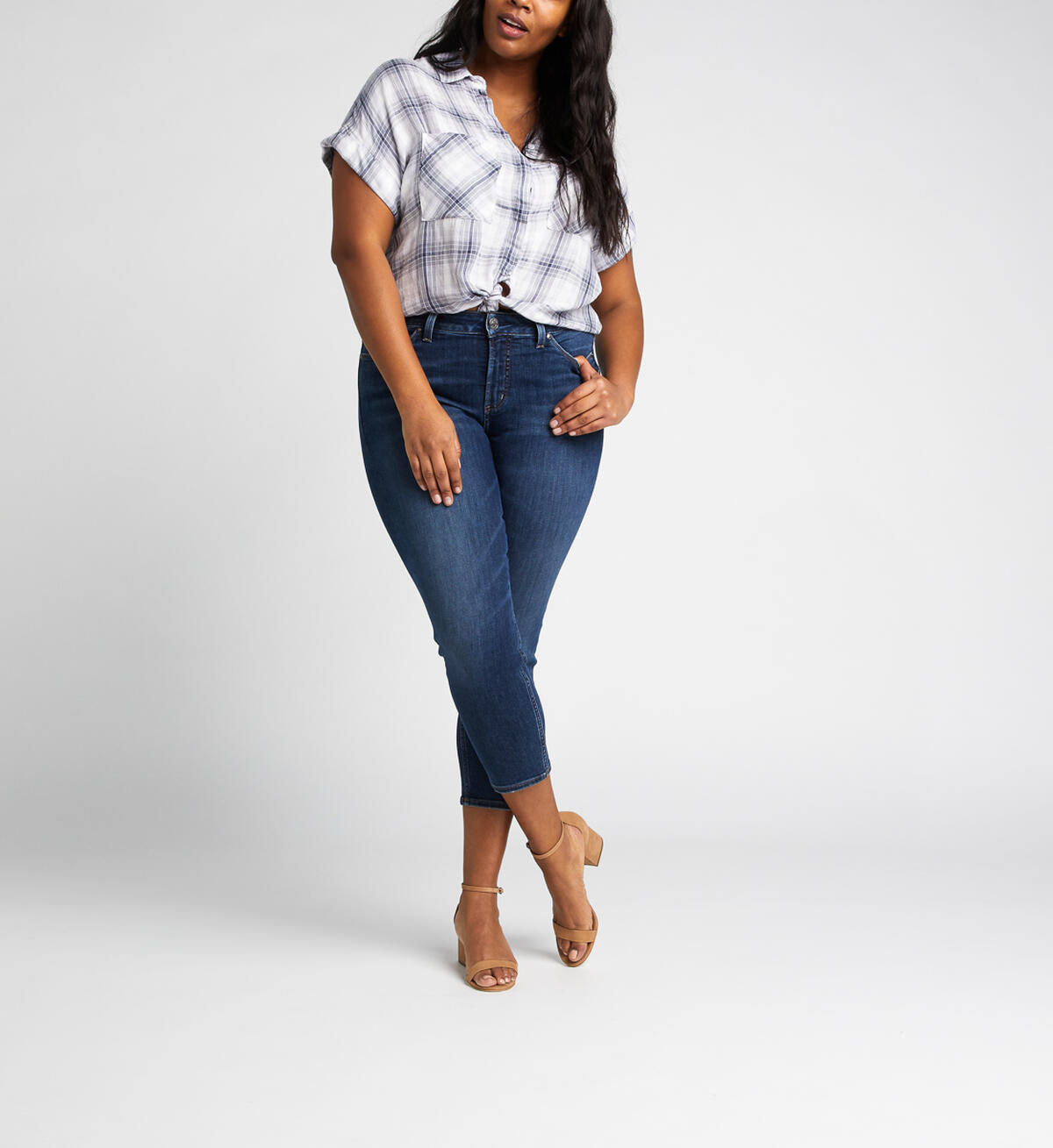 Avery High-Rise Curvy Skinny Crop Jeans, , hi-res image number 0