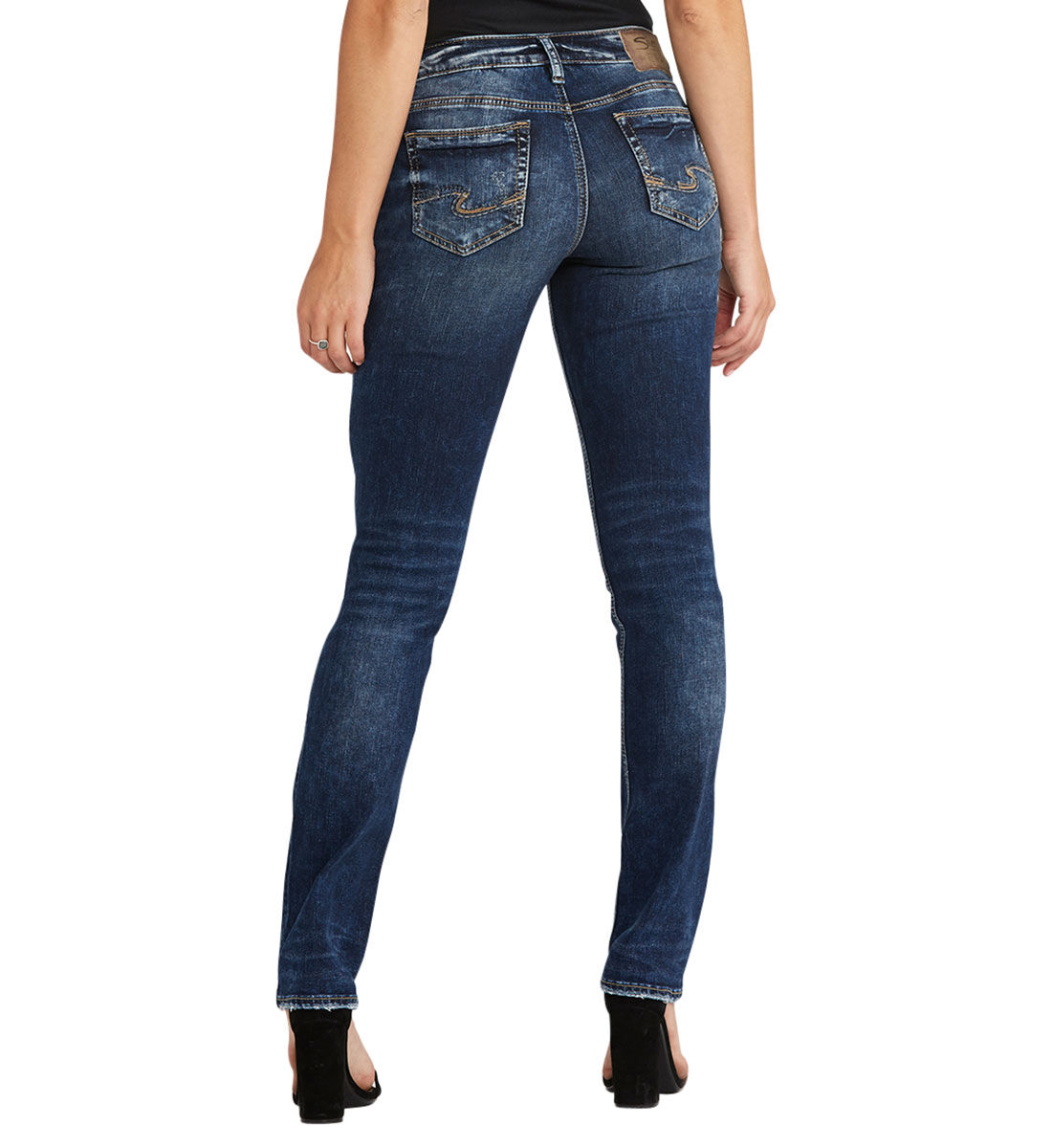 Buy Berkley Straight Dark Wash for USD 99.00 Silver Jeans US New