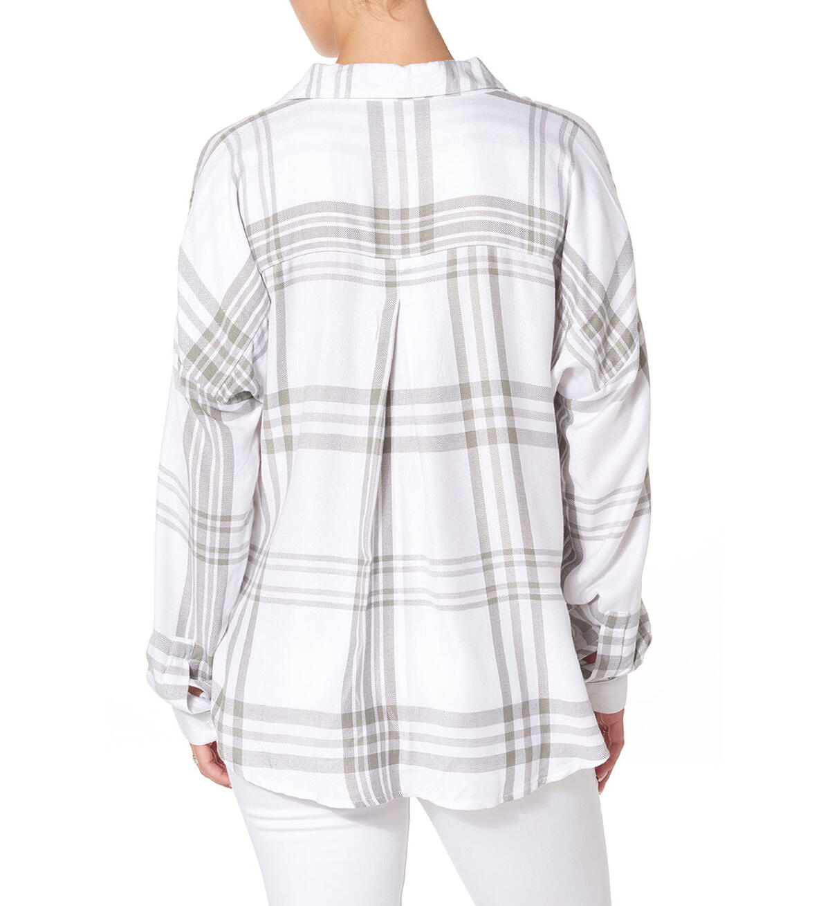 Long-Sleeve Twisted Front Blouse, , hi-res image number 1