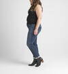 Boyfriend Mid Rise Slim Leg Jeans Plus Size, , hi-res image number 2