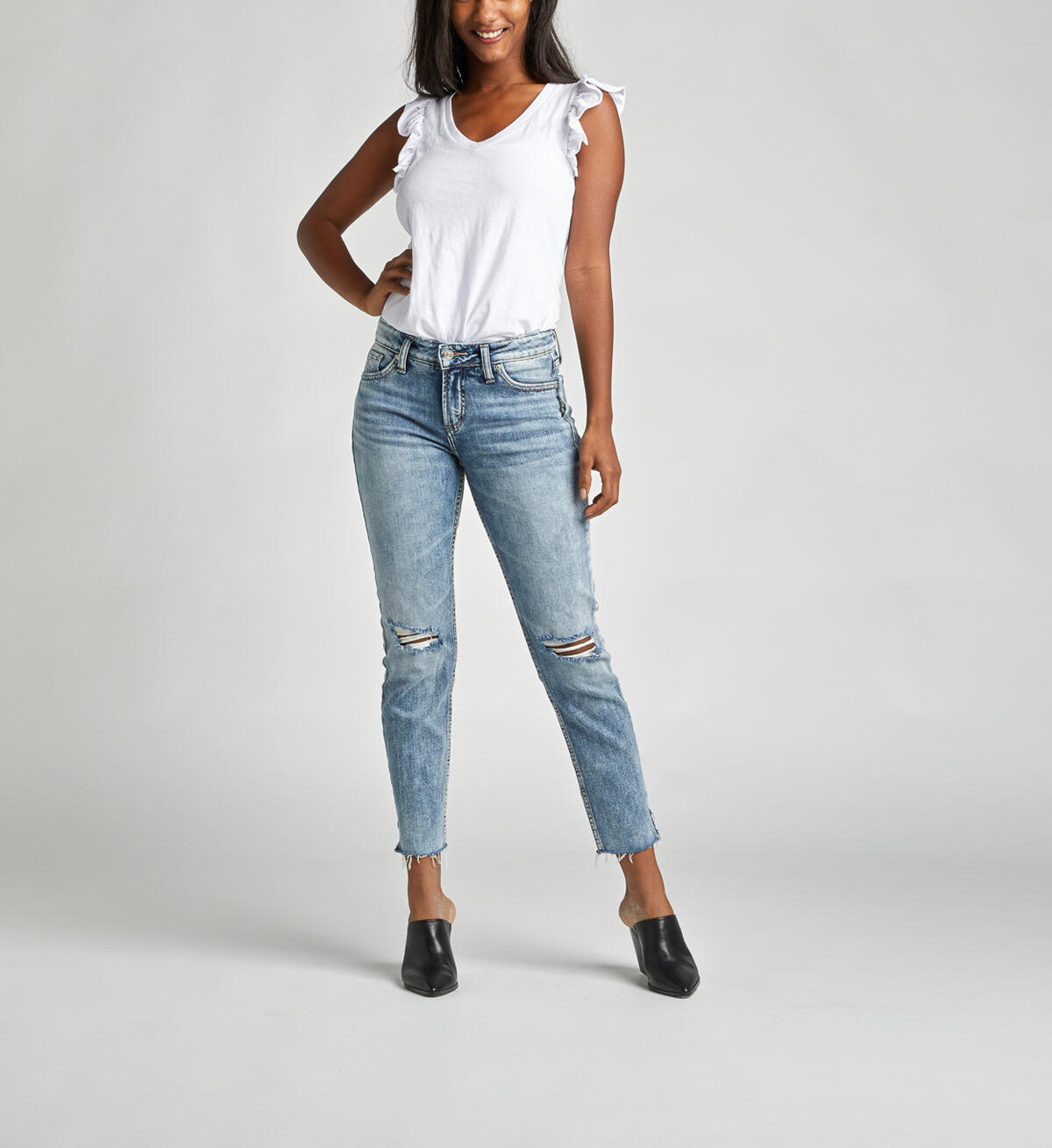 Avery High-Rise Curvy Slim Leg Jeans, , hi-res image number 3