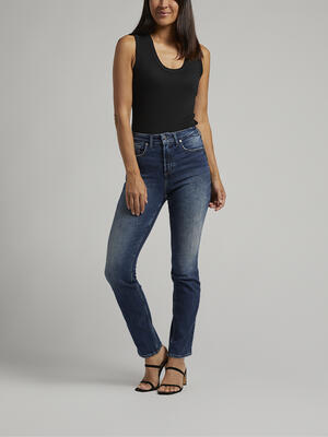 Infinite Fit High Rise Straight Leg Jeans