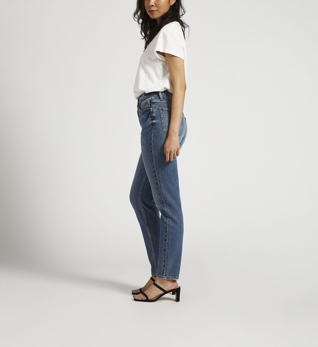 Buy High Rise Tapered Leg Mom Jean for USD 84.00 Silver Jeans US New