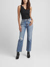 Highly Desirable High Rise Straight Leg Jeans, , hi-res image number 0