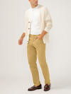 Eddie Classic Athletic Fit Tapered Leg Essential Twill Pants, Tan, hi-res image number 2
