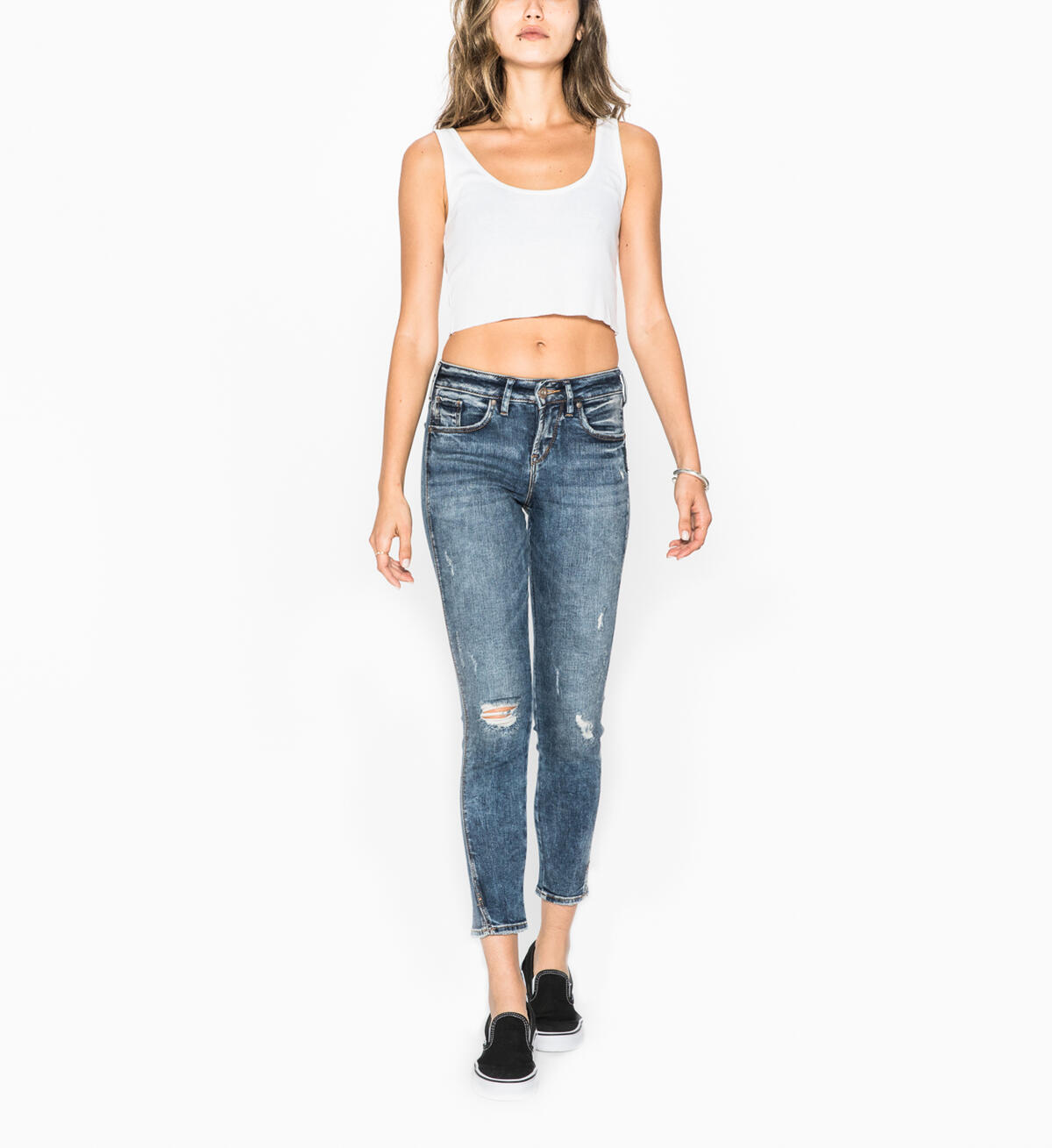 Avery Ankle Skinny Dark Wash, , hi-res image number 0