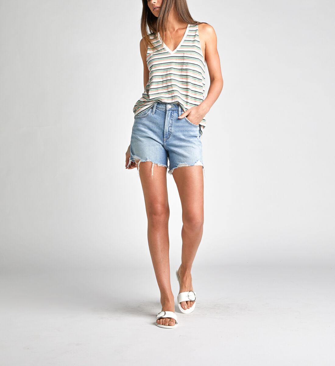 Silver best sale jeans shorts