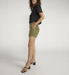High Rise Cargo Shorts, Green, hi-res image number 2