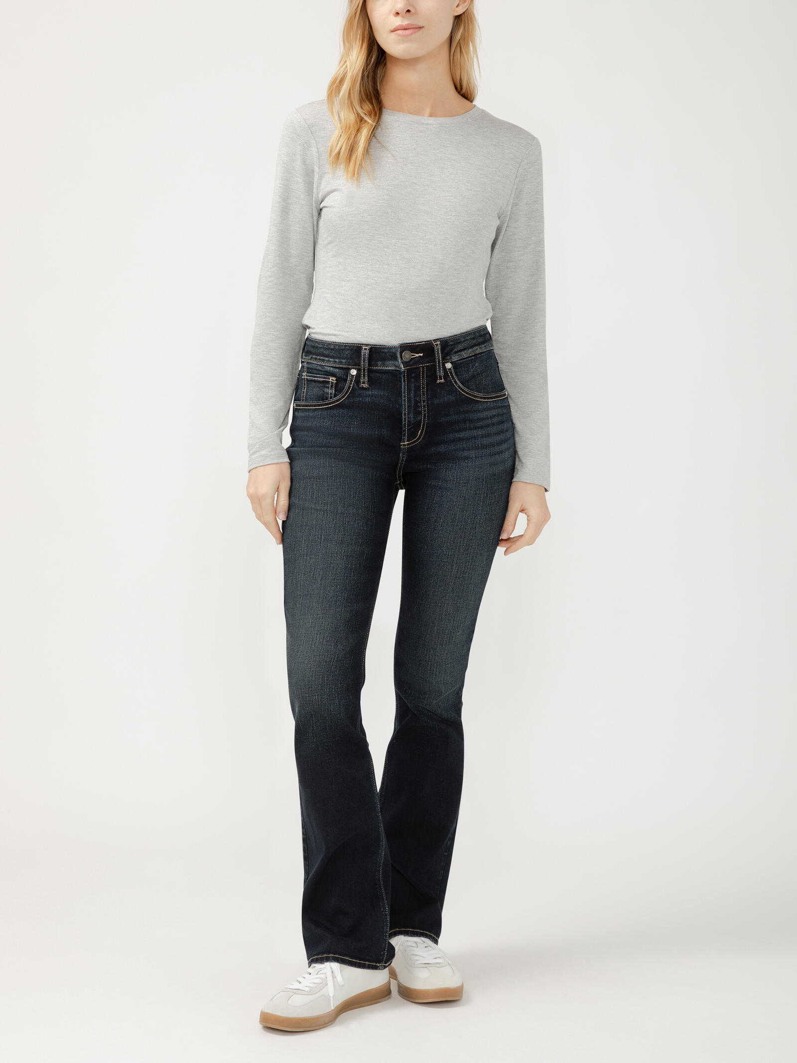 Silver Jeans High Rise Skinny Bootcut Jeans Buy Avery High Rise