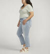 Most Wanted Mid Rise Ankle Straight Jeans Plus Size, , hi-res image number 2