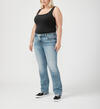 Elyse Mid Rise Slim Bootcut Jeans Plus Size, , hi-res image number 2