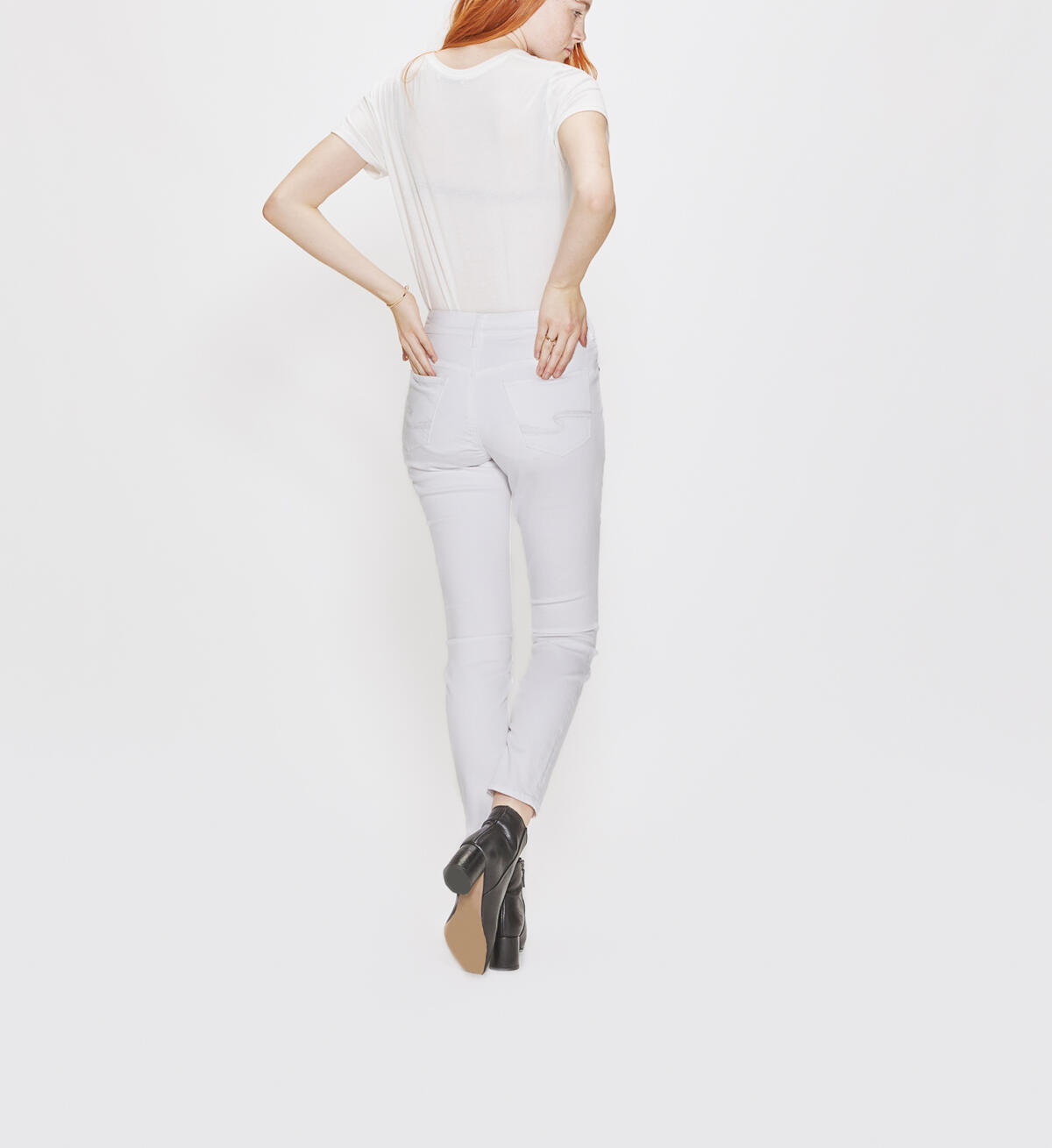 Avery Skinny Leg White Denim, , hi-res image number 1