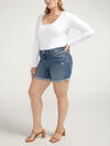 Suki Cuffed Mid Rise Shorts Plus Size image number 2