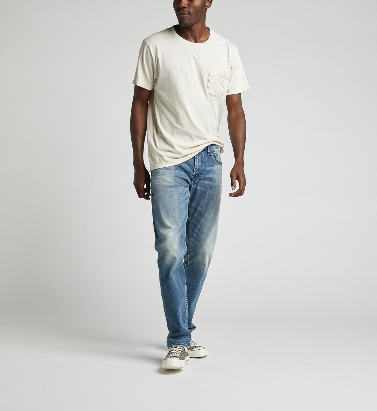 Eddie Relaxed Fit Tapered Leg Jeans, , hi-res image number 3