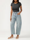 High Rise Horseshoe Leg Jeans image number 2