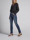 Elyse Mid Rise Straight Leg Jeans image number 2