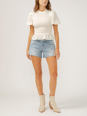 Boyfriend Mid Rise Shorts