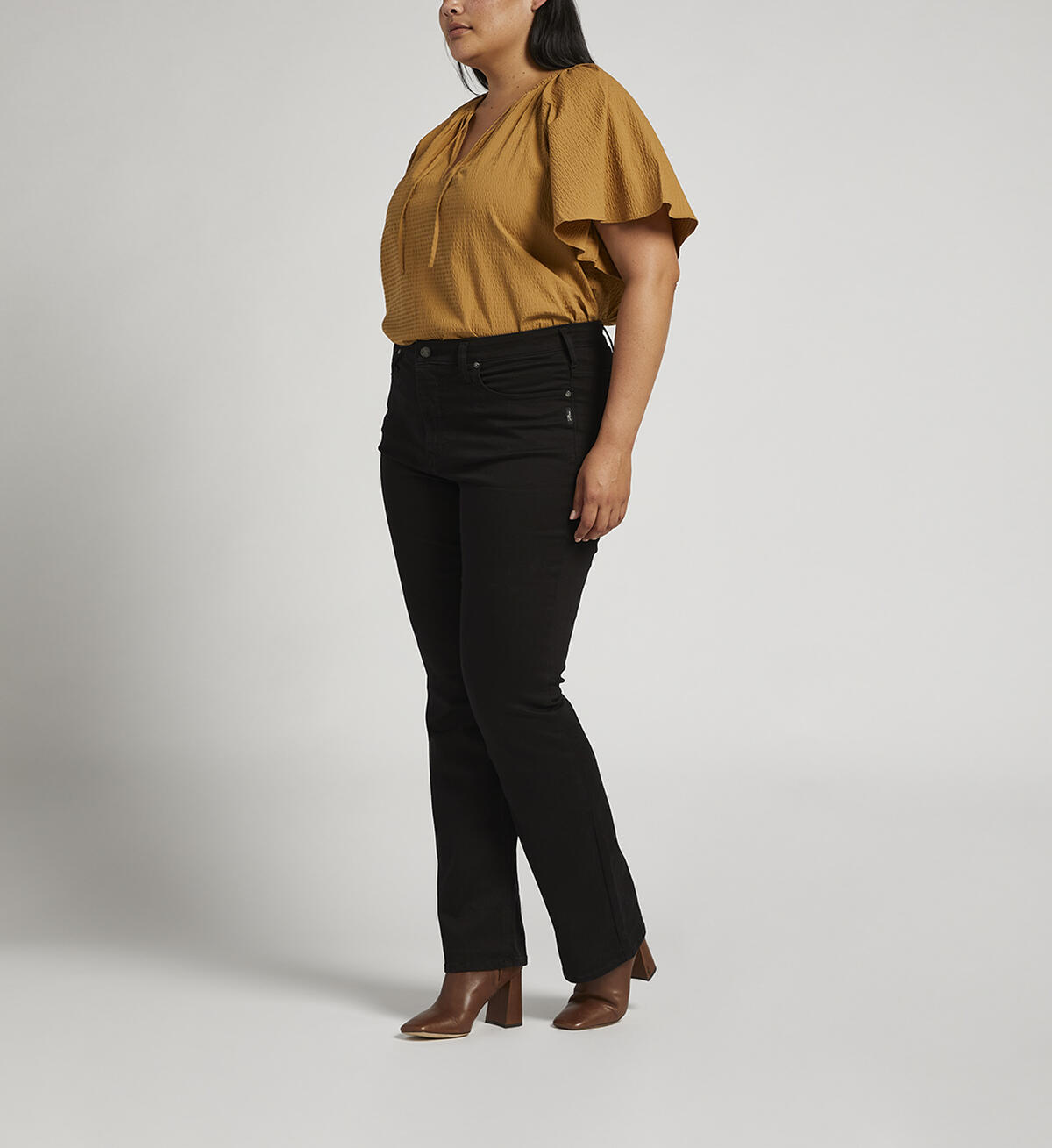 Infinite Fit High Rise Bootcut Jeans Plus Size, , hi-res image number 2