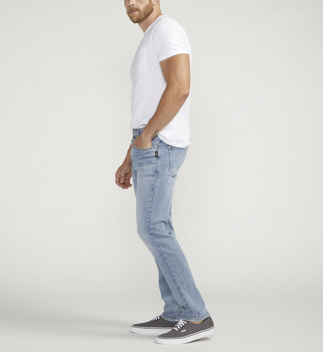 Buy Konrad Slim Fit Slim Leg Jeans for USD 56.00 | Silver