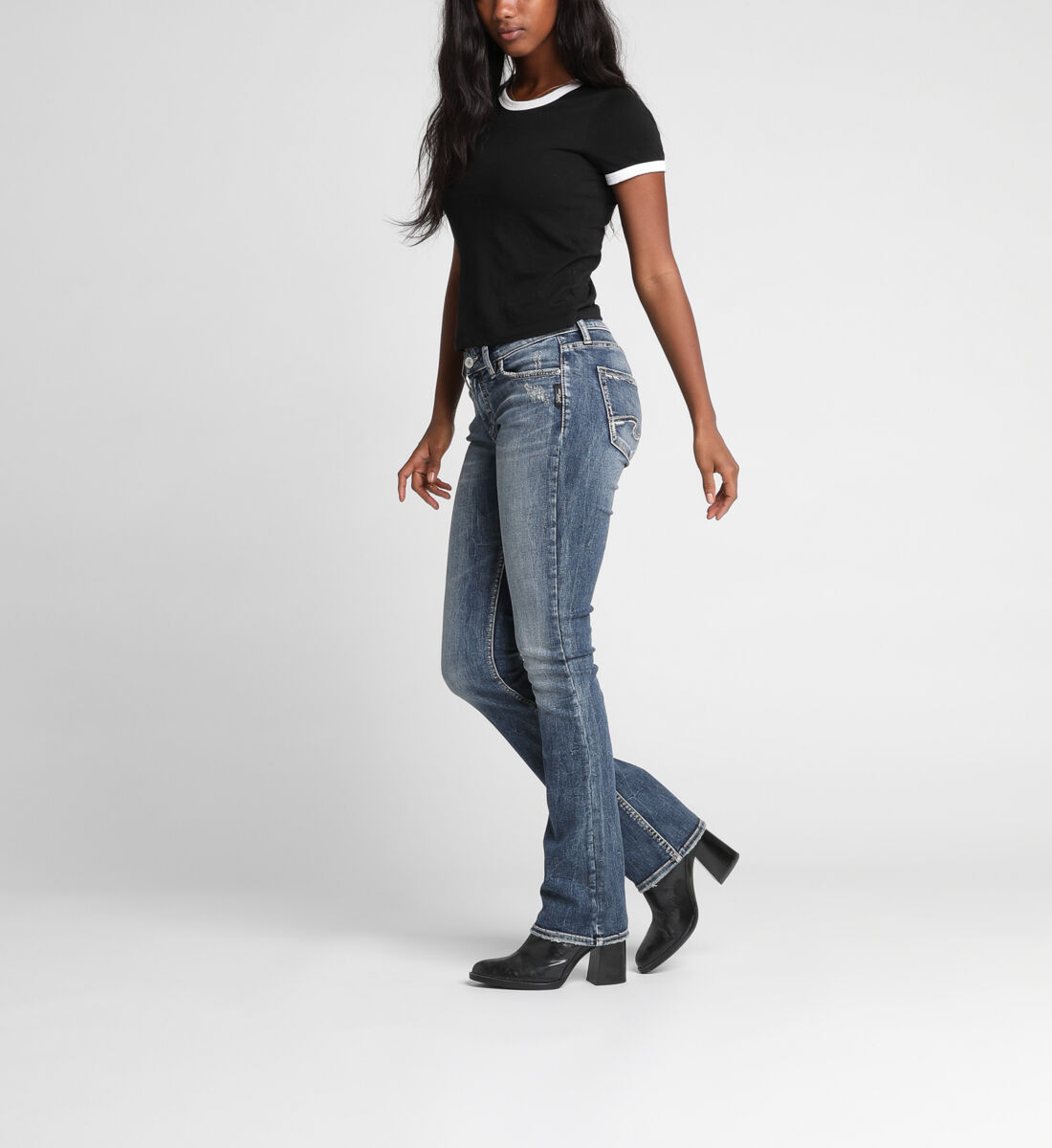 Silver jeans co elyse slim deals bootcut jean