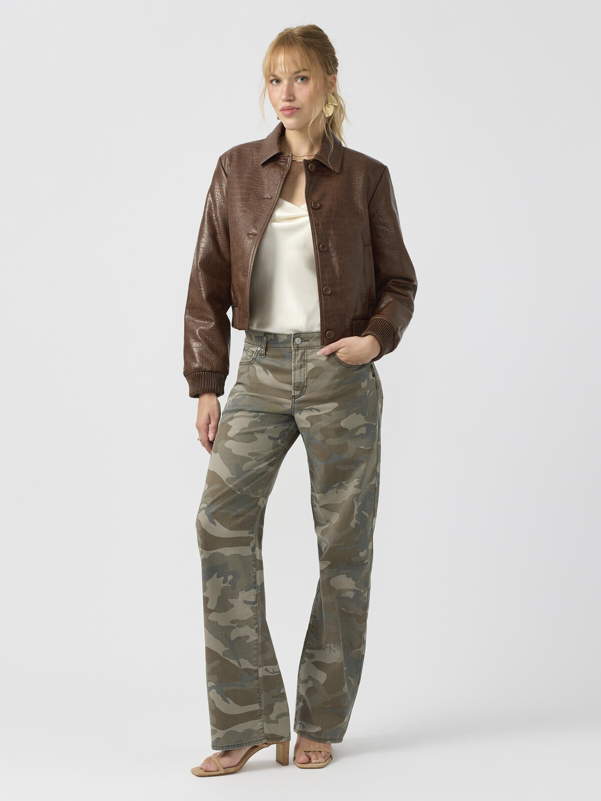 Loose & Low Straight Leg Jeans image number 0
