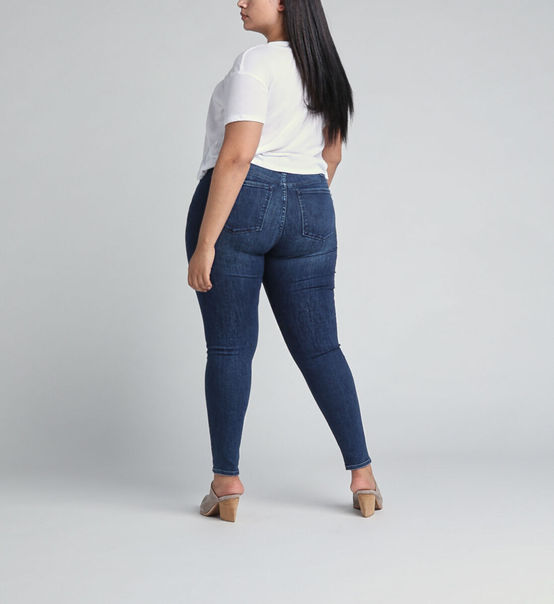 Buy Most Wanted Mid Rise Skinny Leg Jeans Plus Size for USD 44.00