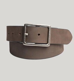 Mens Genuine Nubuck Leather Belt