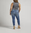 Girlfriend Mid Rise Slim Leg Jeans Plus Size, Indigo, hi-res image number 1