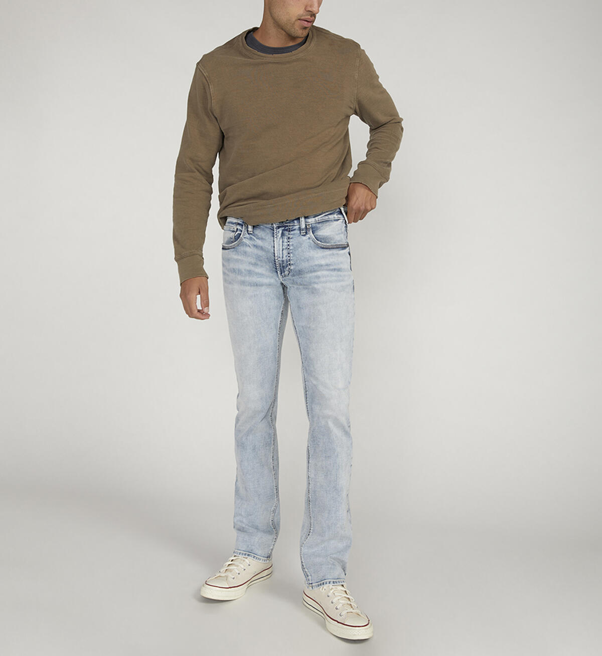 Allan Slim Fit Straight Leg Jeans, Indigo, hi-res image number 0