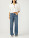 Loose & Low Rise Straight Leg Jeans image number 0