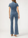 70s Flare Leg Denim Jumpsuit, , hi-res image number 1