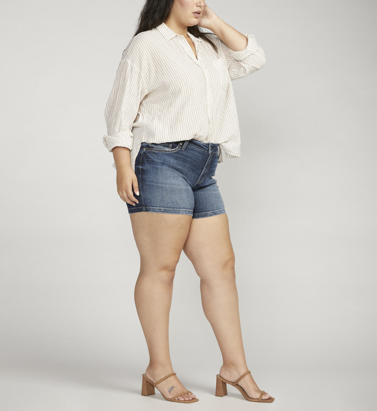 Elyse Mid Rise Short Plus Size, , hi-res image number 2