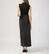 Front-Slit Maxi Jean Skirt, , hi-res image number 1
