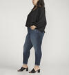 Girlfriend Mid Rise Slim Leg Jeans, Indigo, hi-res image number 2